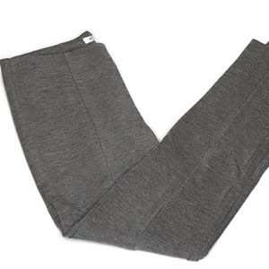 Cabi Gray Newport Ankle Pants Flat Front Side Zip